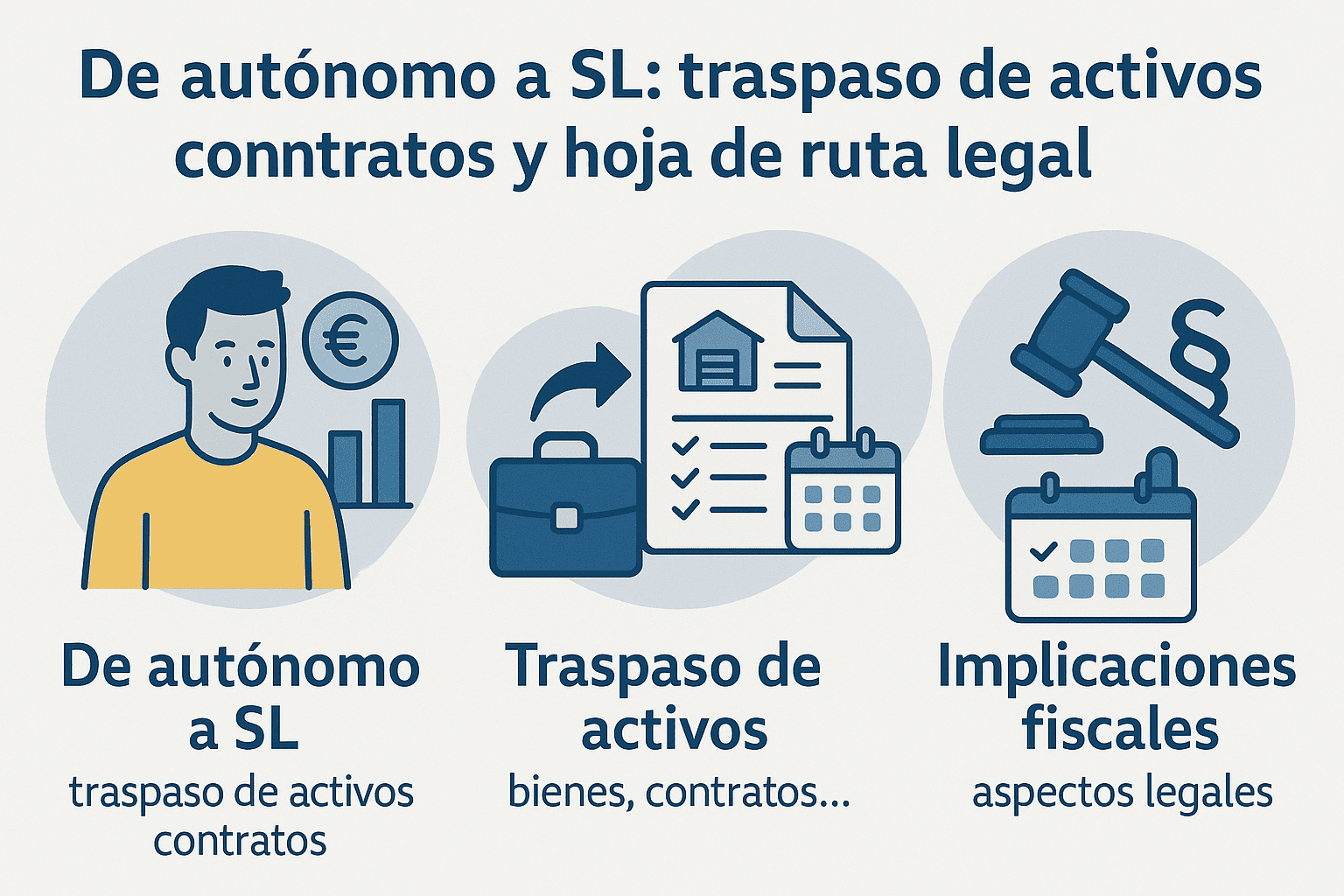 From self-employed to LLC: transfer of assets and contracts