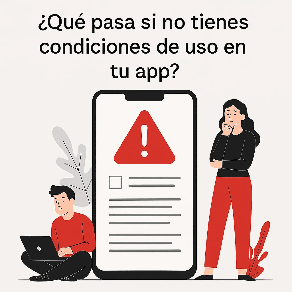 Mandatory terms of use for apps and software