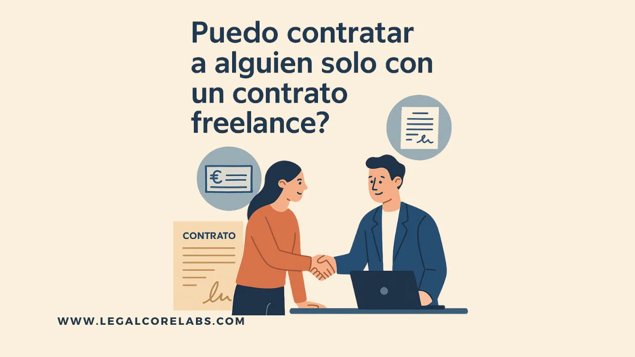 Contrato freelance o relación laboral: diferencias legales en España