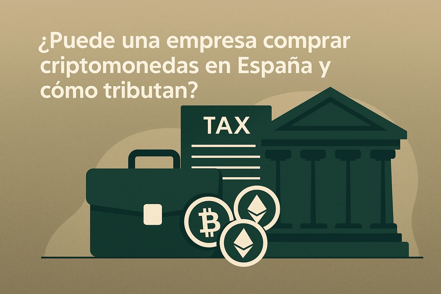 Empresa que compra criptomonedas: tributación en España