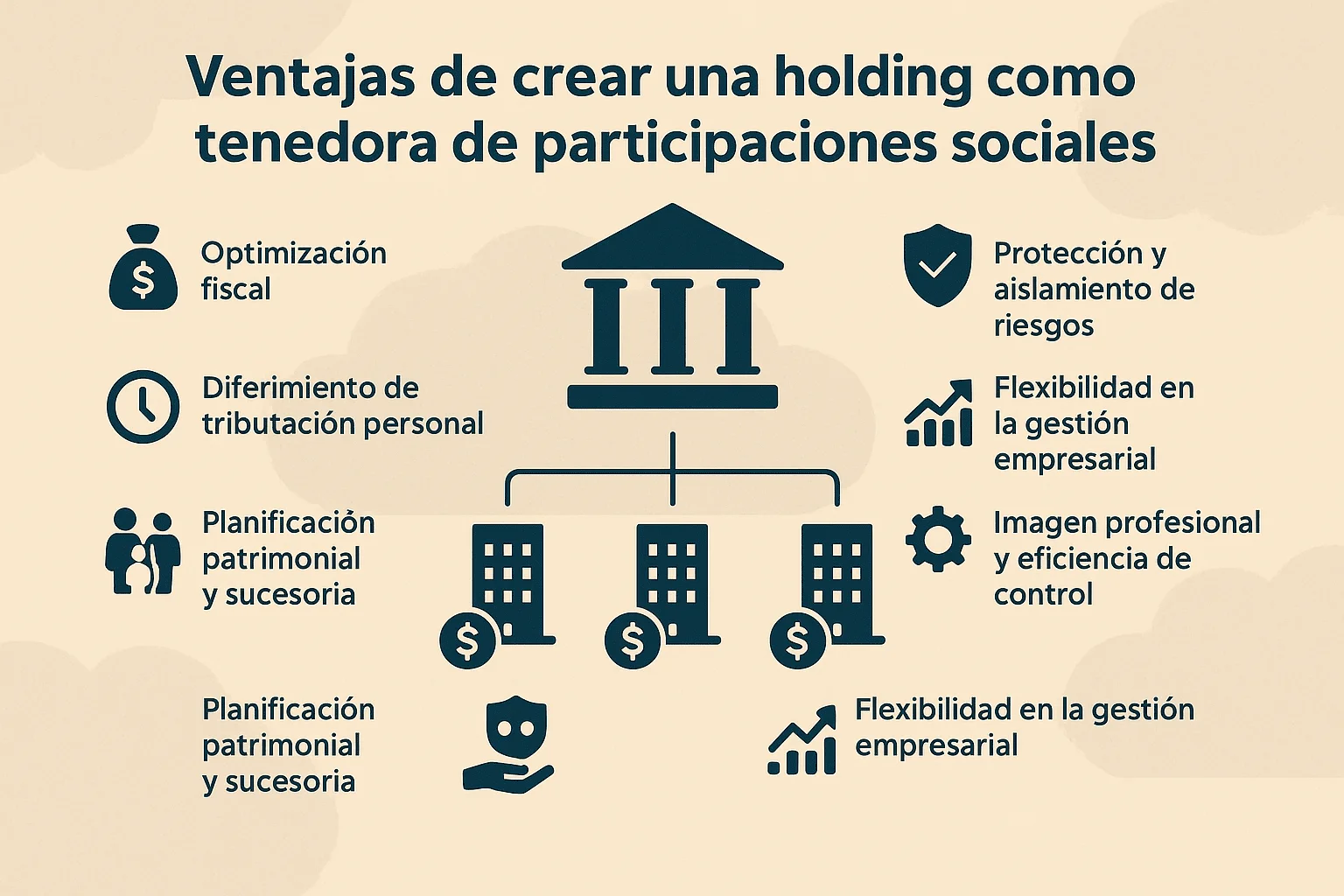 Ventajas de una holding tenedora de participaciones sociales