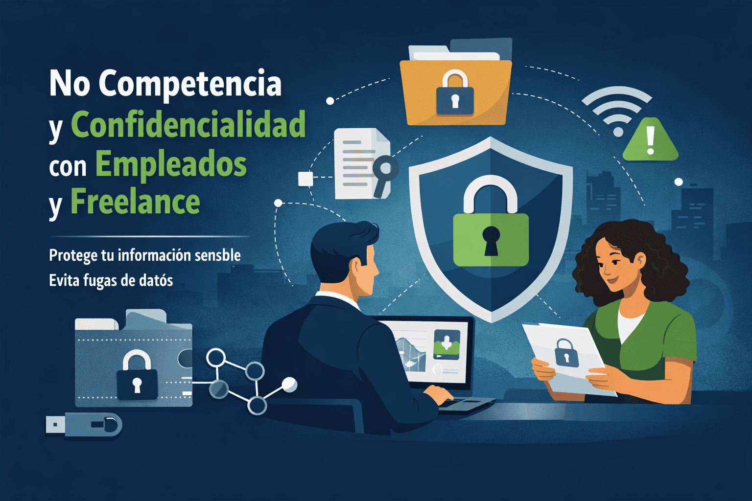 No competencia y confidencialidad con empleados y freelancers