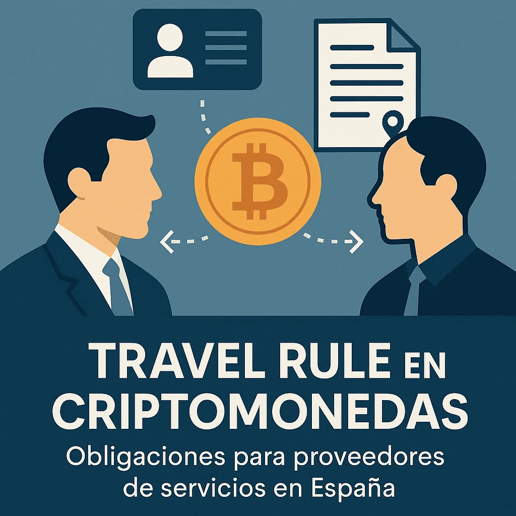 Travel Rule en criptomonedas: obligaciones para proveedores en España